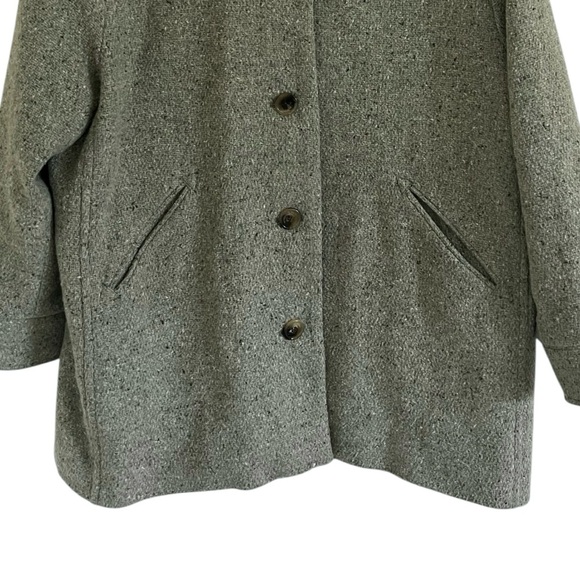 AlexaChung Sage Green Mélange Wool Blend Jacket and Pants US 6 - Picture 8 of 16